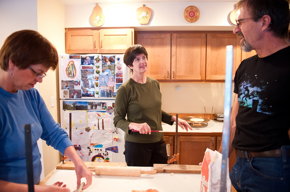 Lefse making 10